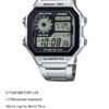 Casio AE-1200WHD-1AV Unisex Watch